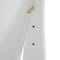 Simplify 61" White Jewelry Armoire Free Standing Cabinet with Full Mirror